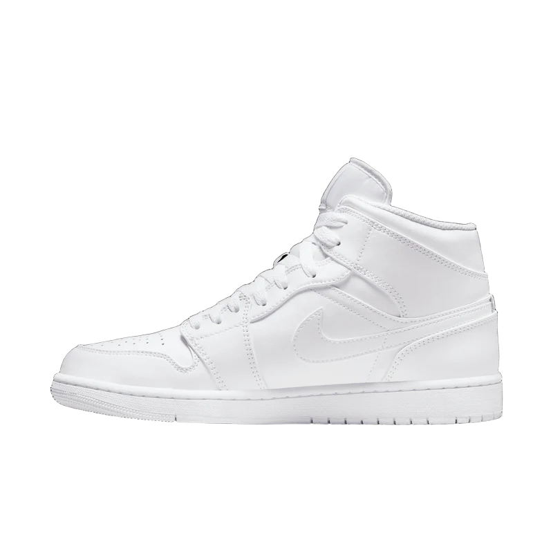 Men's Air Jordan 1 Mid "Triple White"