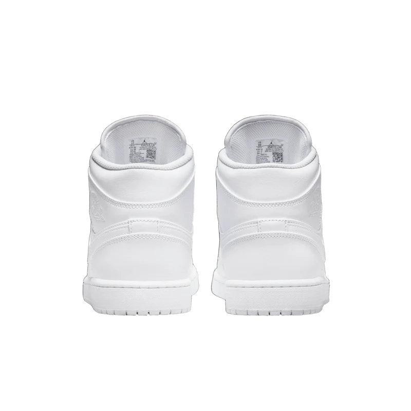 Men's Air Jordan 1 Mid "Triple White"