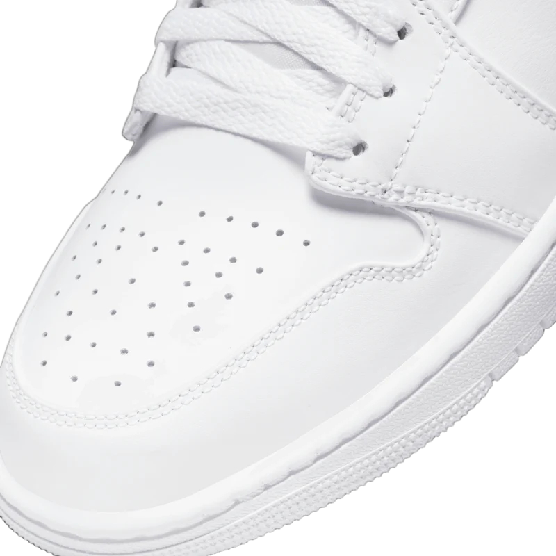 Men's Air Jordan 1 Mid "Triple White"