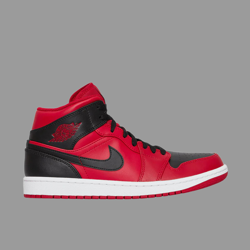 Air Jordan 1 Mid Sneakers Gym Red / Black