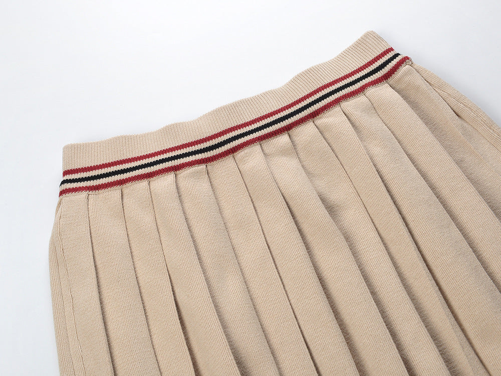 Women's Knitted Short Sleeve +Skirt THOM TREND