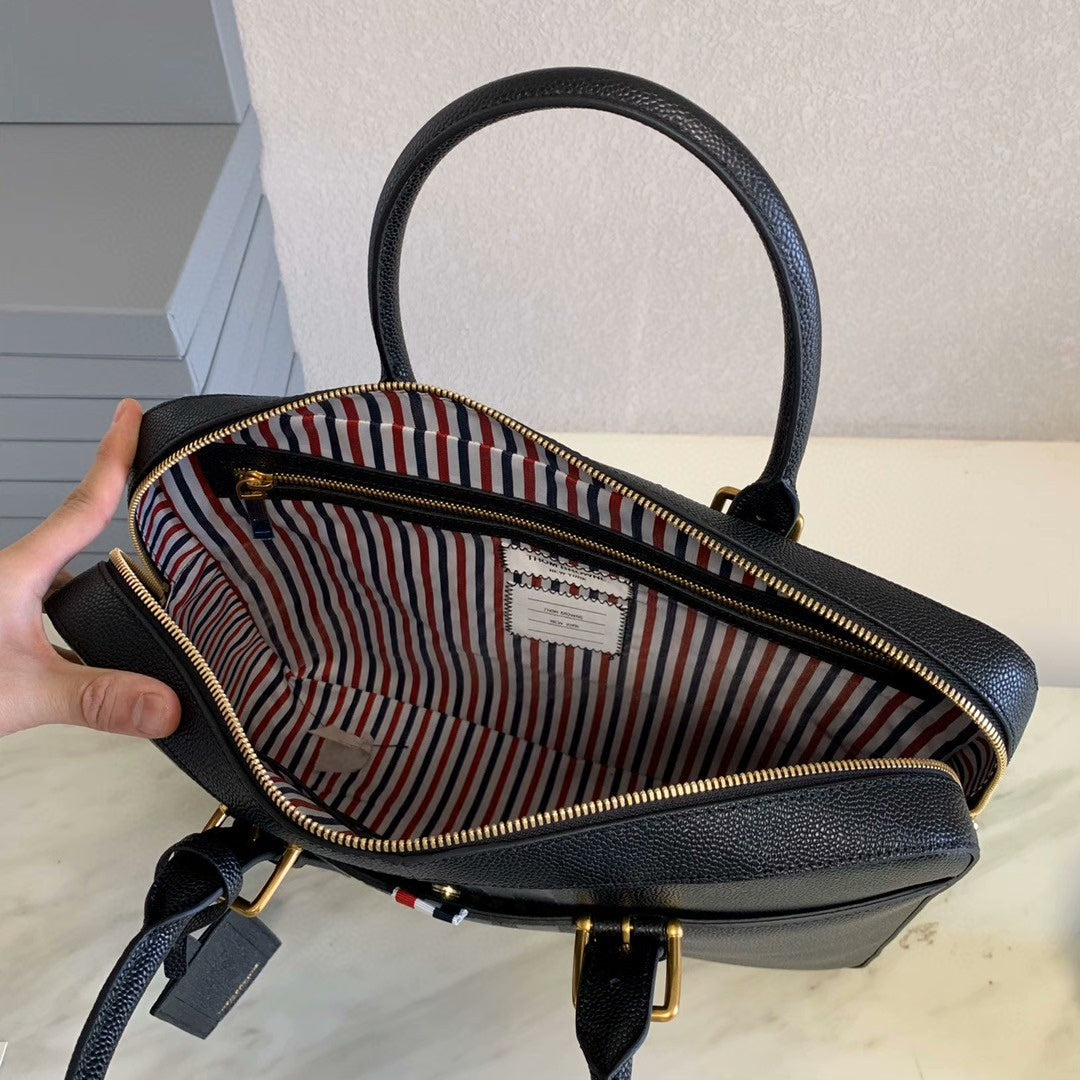 Cowhide briefcase THOM TREND