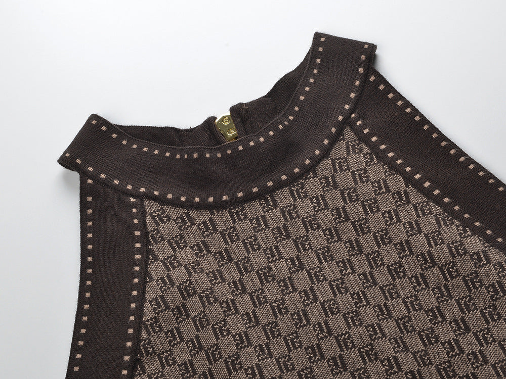 Women's Knitted Short Sleeve +Skirt THOM TREND