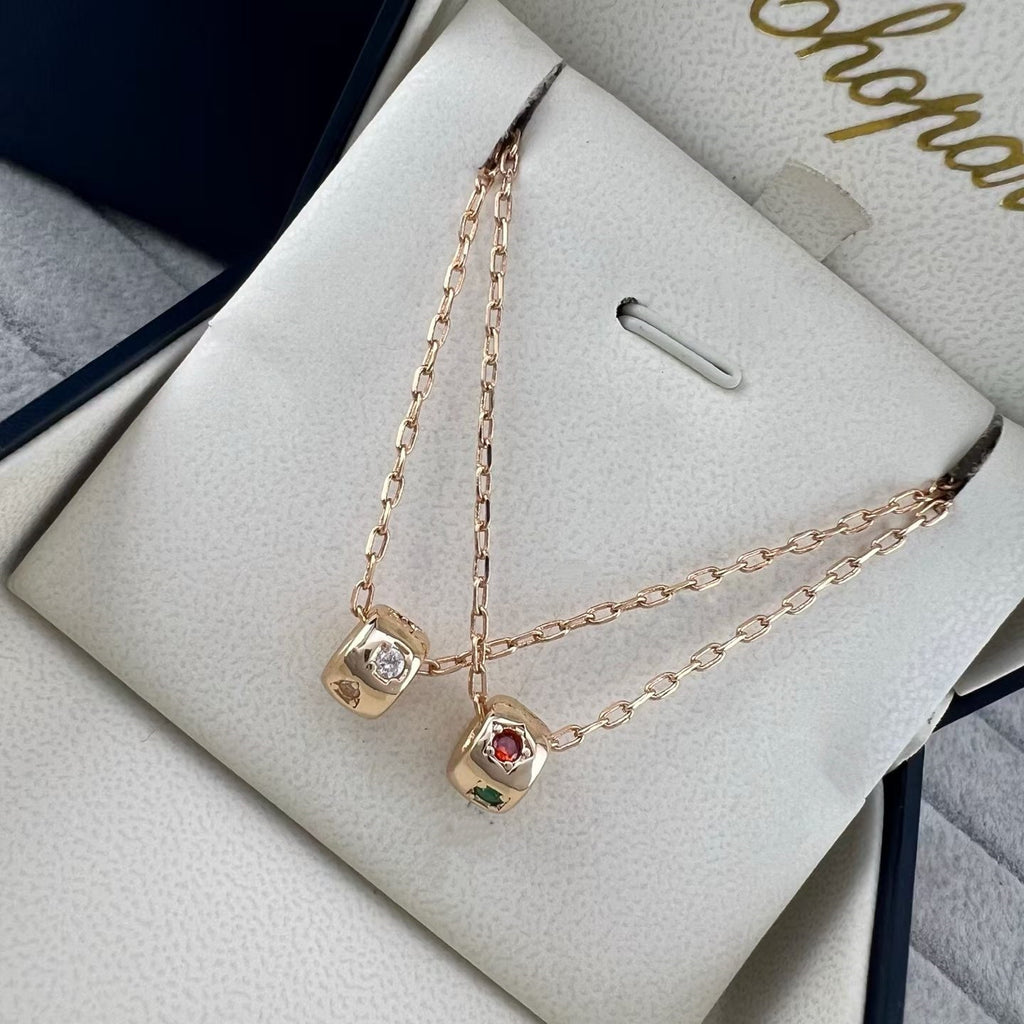 Pomellato Style Hourglass 18K Gold-Plated Necklace detail view 3