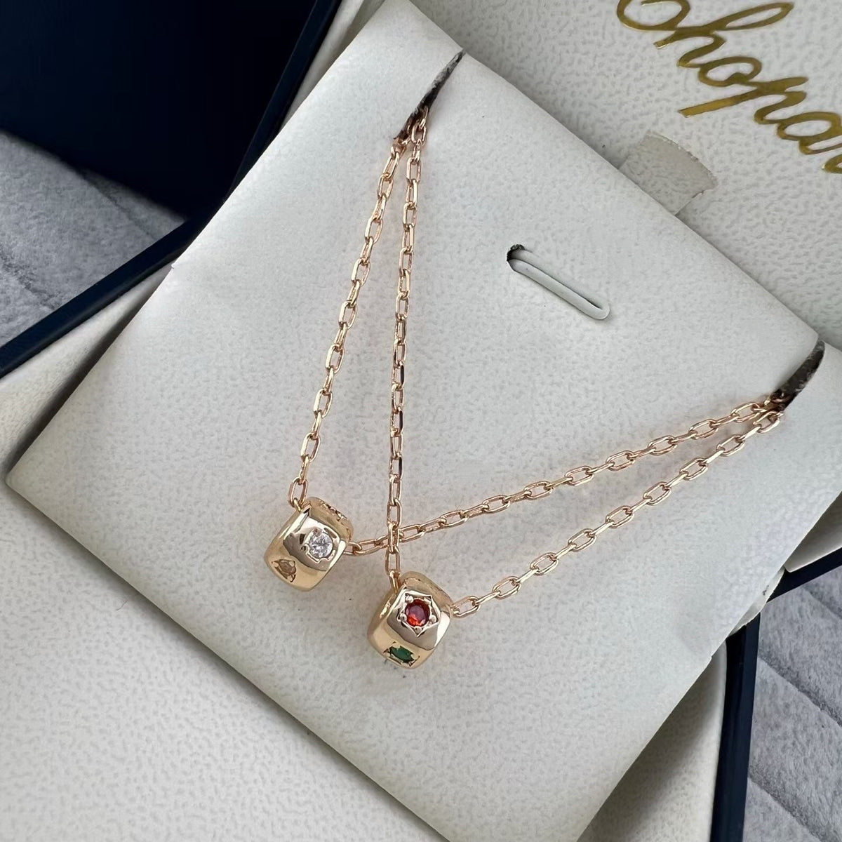 Pomellato Style Hourglass 18K Gold-Plated Necklace detail view 3