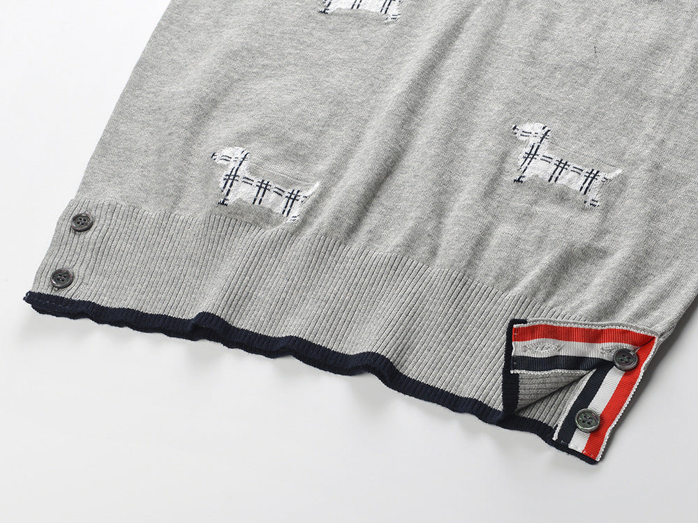 Women's Puppy Embroidered T-Shirt THOM TREND