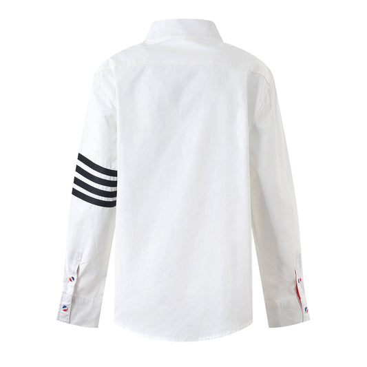 Women's white shirt with bow sleeves£¨¸´Öƣ© THOM TREND