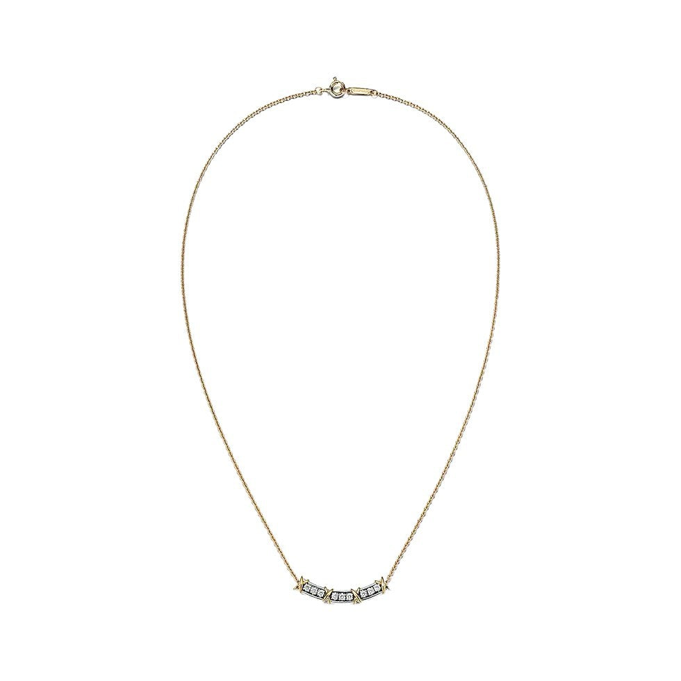 Tiffany Style Smile 18K Gold-Plated Necklace detail view 4