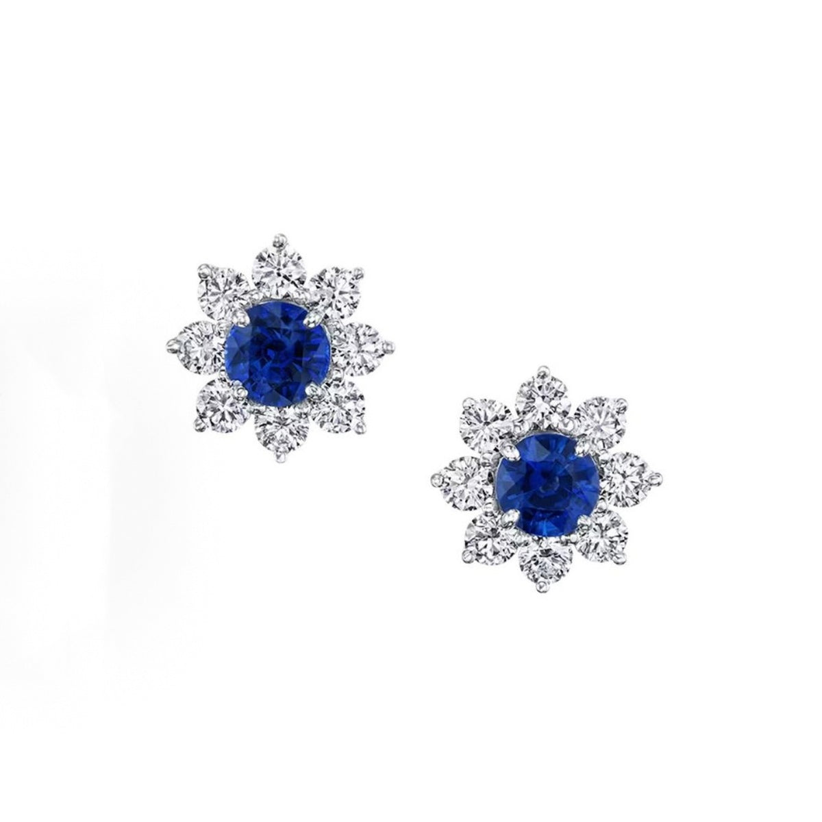 Harry Winston Style Sunflower Cubic Zirconia Necklace detail view 7