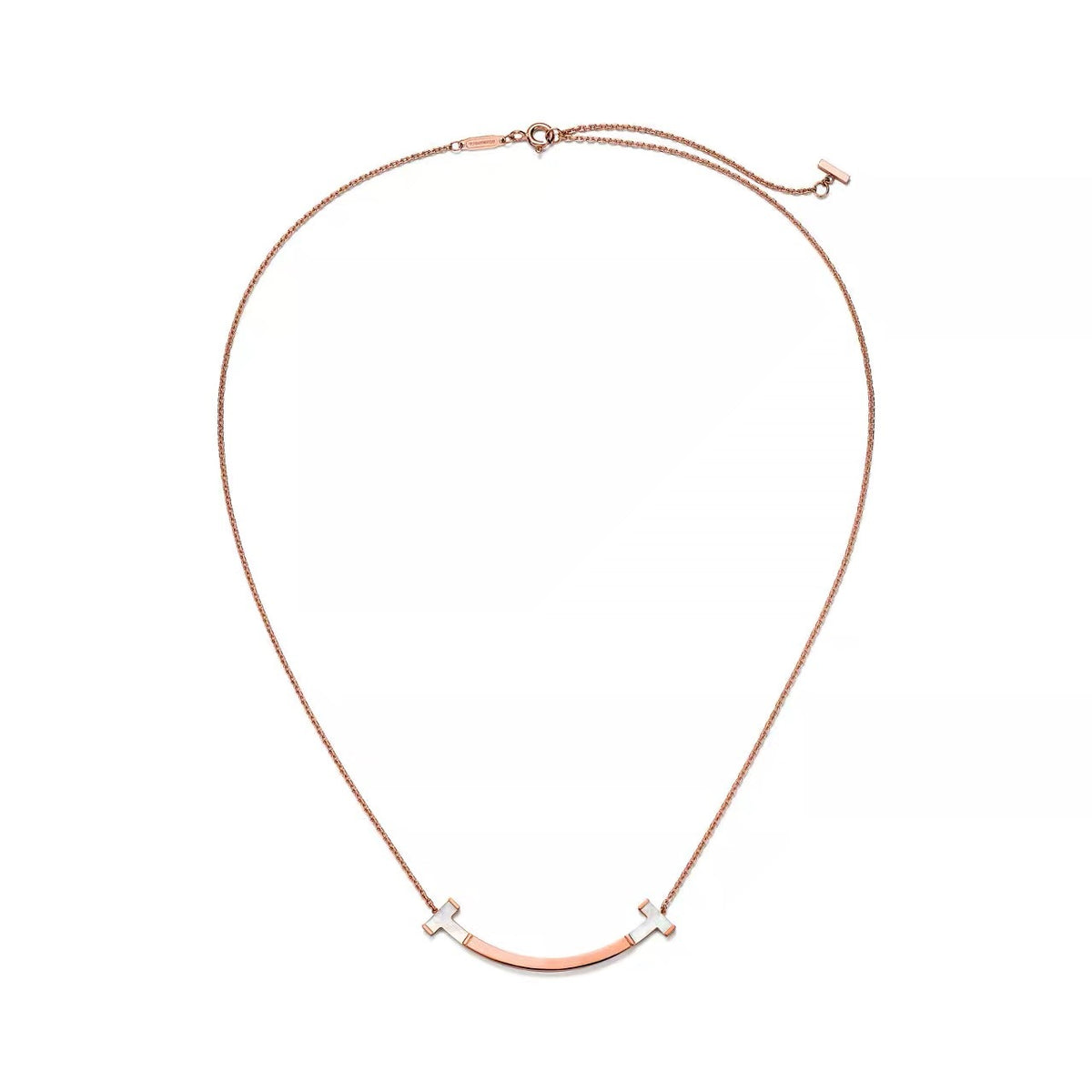 Tiffany Style Smile 18K Gold-Plated Necklace detail view 1