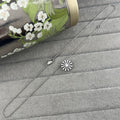 Damiani Style Floral Cubic Zirconia 18K Gold-Plated Necklace detail view 4