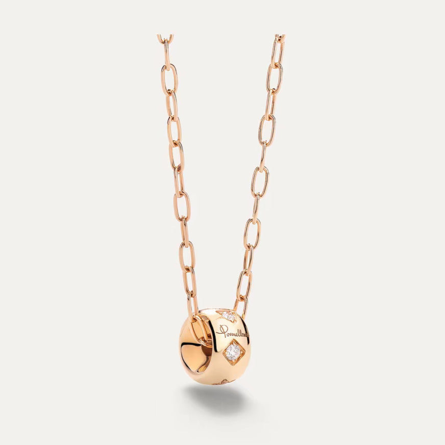 Pomellato Style Hourglass 18K Gold-Plated Necklace detail view 1