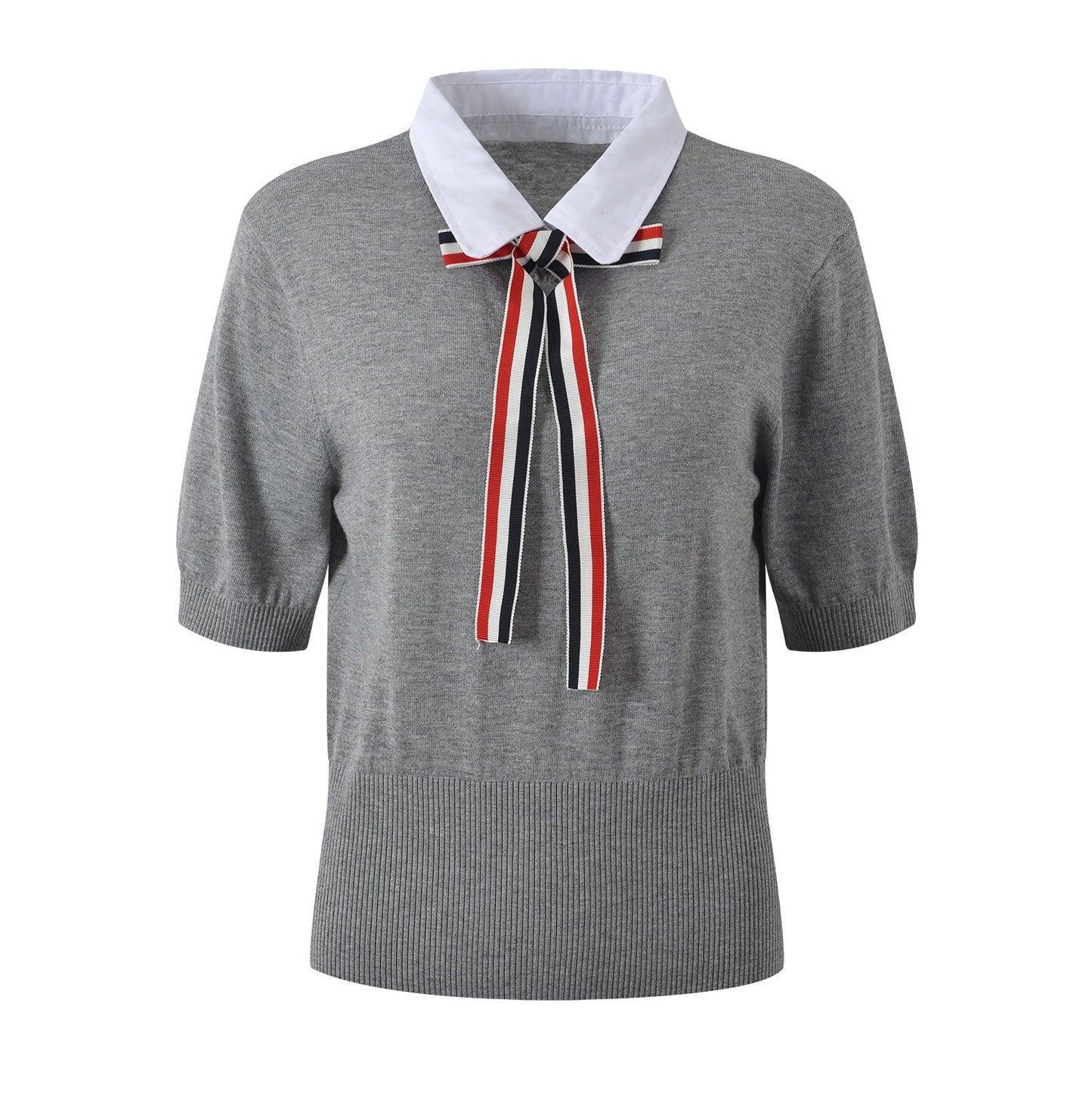 Women's Knitted Wool POLO Shirt THOM TREND