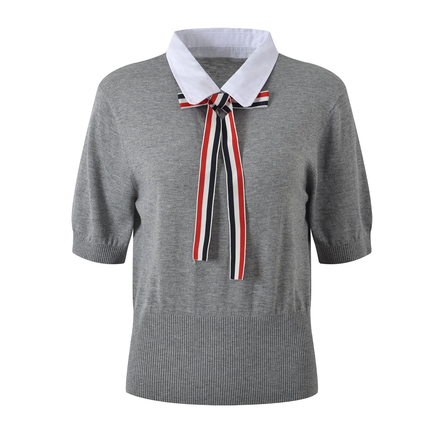 Women's Knitted Wool POLO Shirt THOM TREND