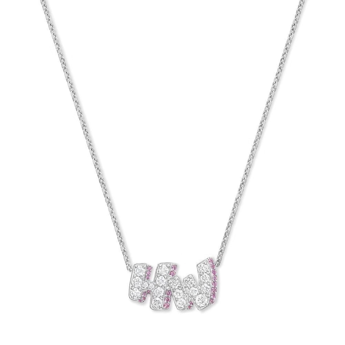 Harry Winston Style Lock Cubic Zirconia Earrings detail view 1