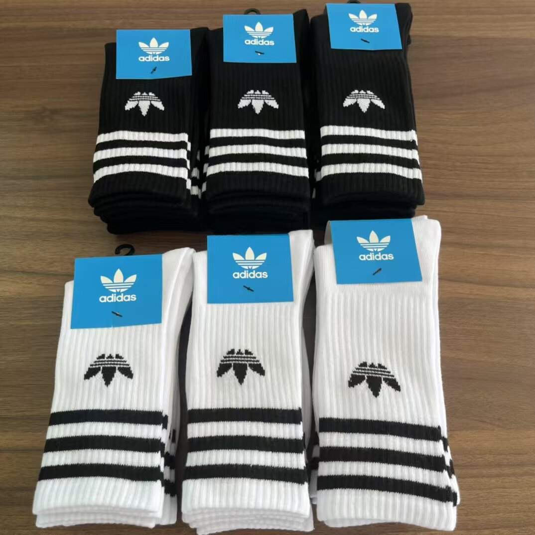 Adidas Originals Mid-Cut Socks – 3 Pairs