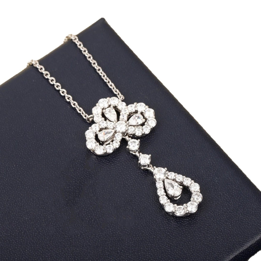 Harry Winston Style Sunflower Necklace detail view 4