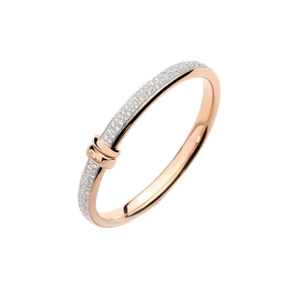 Pomellato Style Classic Cubic Zirconia Bangle detail view 4