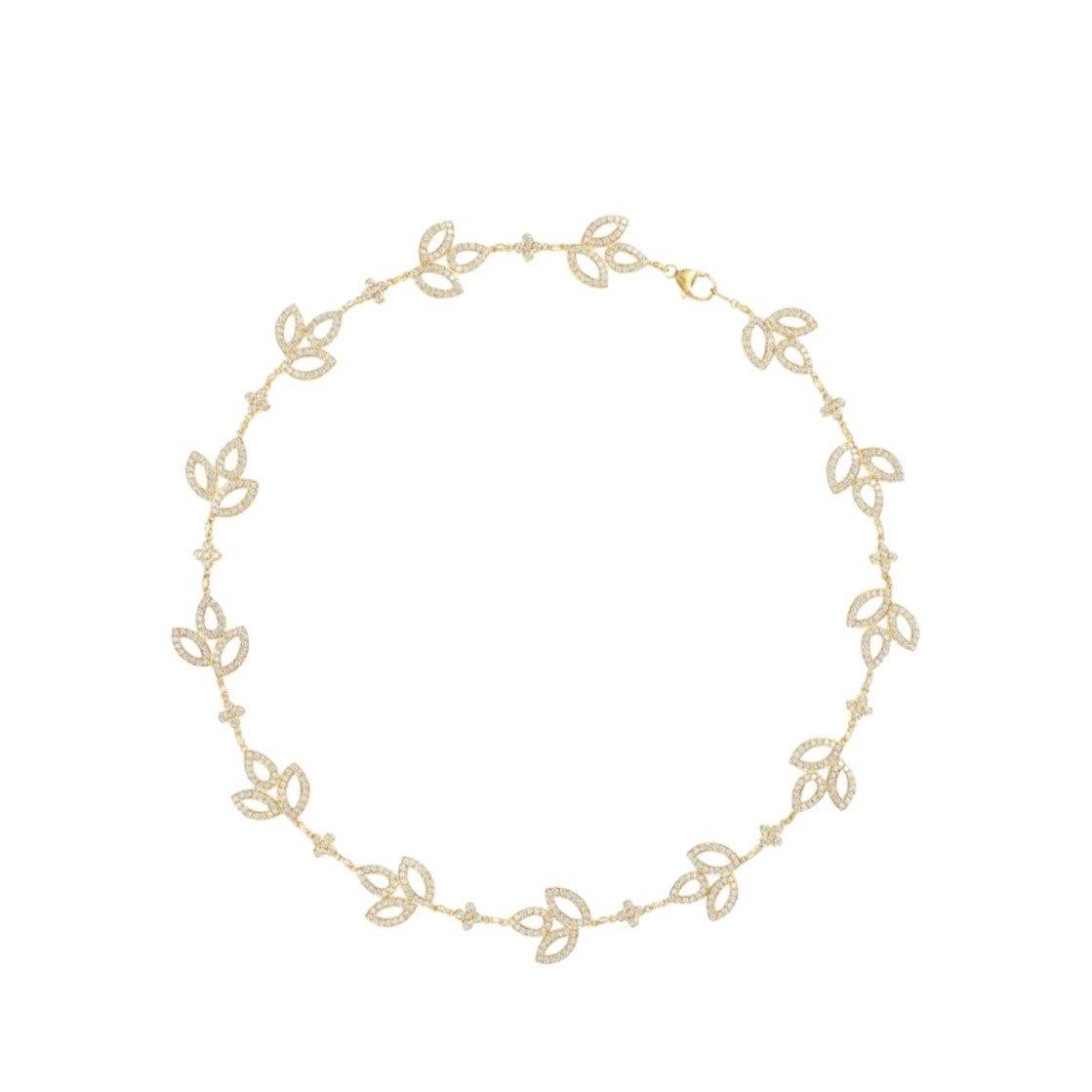 Harry Winston Style Lock Necklace detail view 4