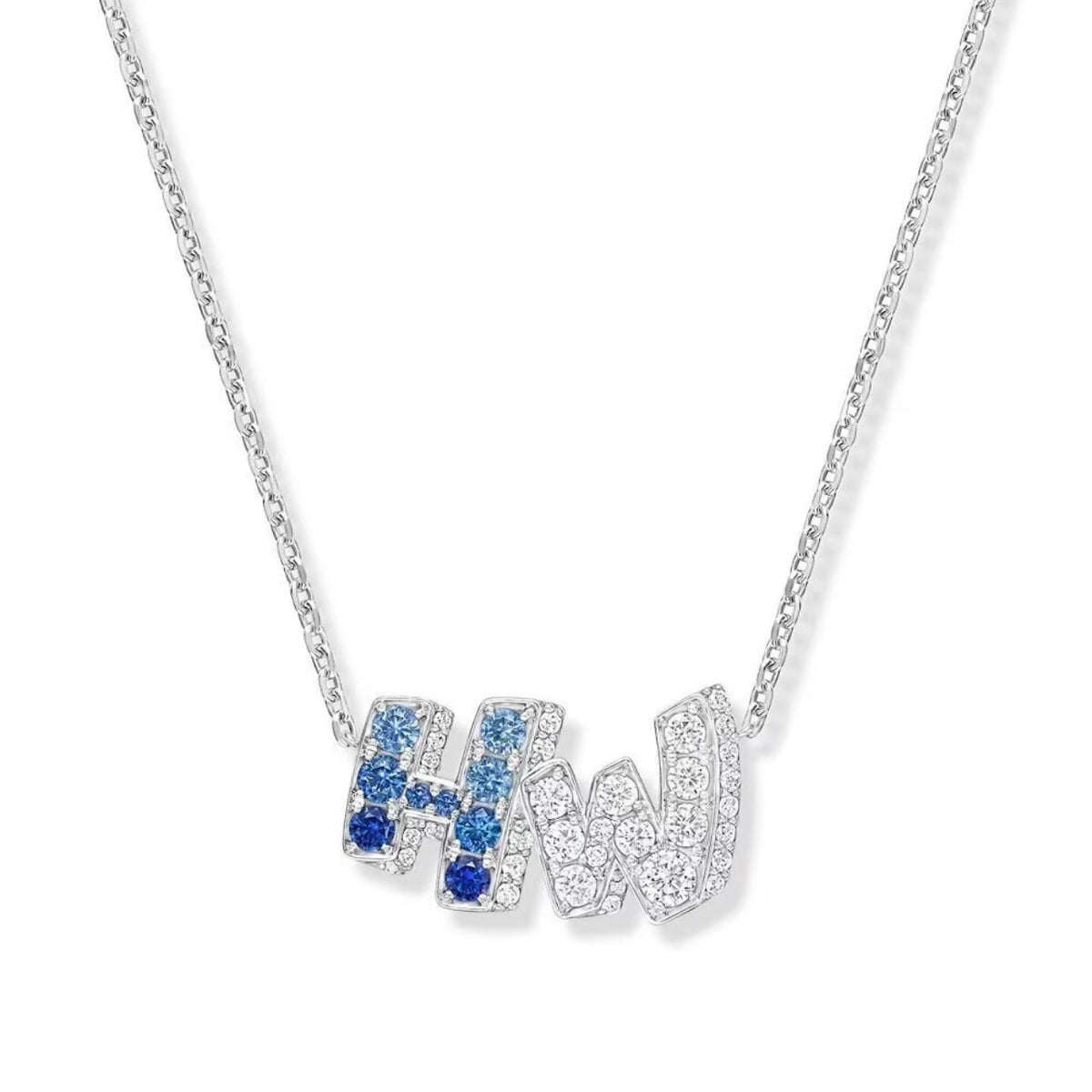 Harry Winston Style Lock Cubic Zirconia Earrings detail view 4