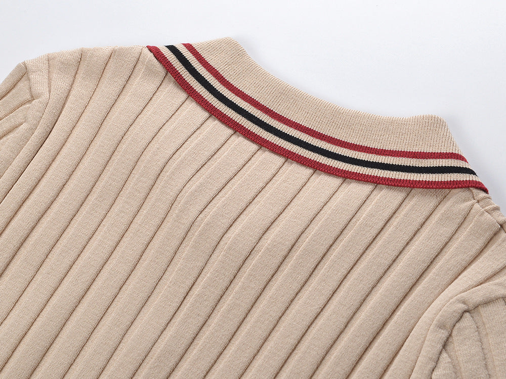 Women's Knitted Short Sleeve +Skirt THOM TREND