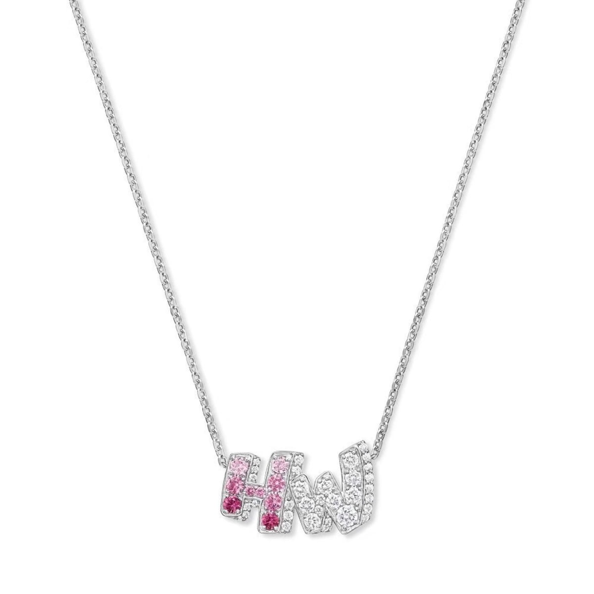 Harry Winston Style Lock Cubic Zirconia Earrings detail view 2