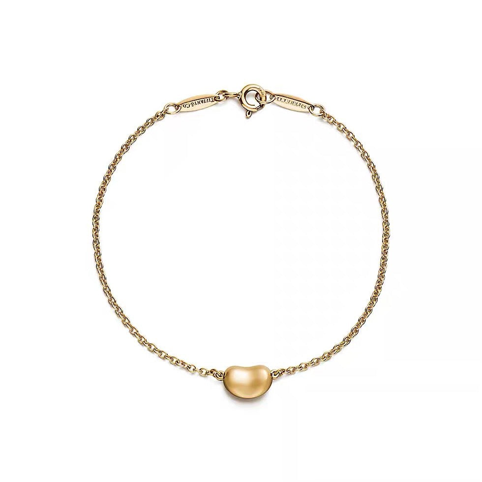 Tiffany Style Bead 18K Gold-Plated Bracelet detail view 1