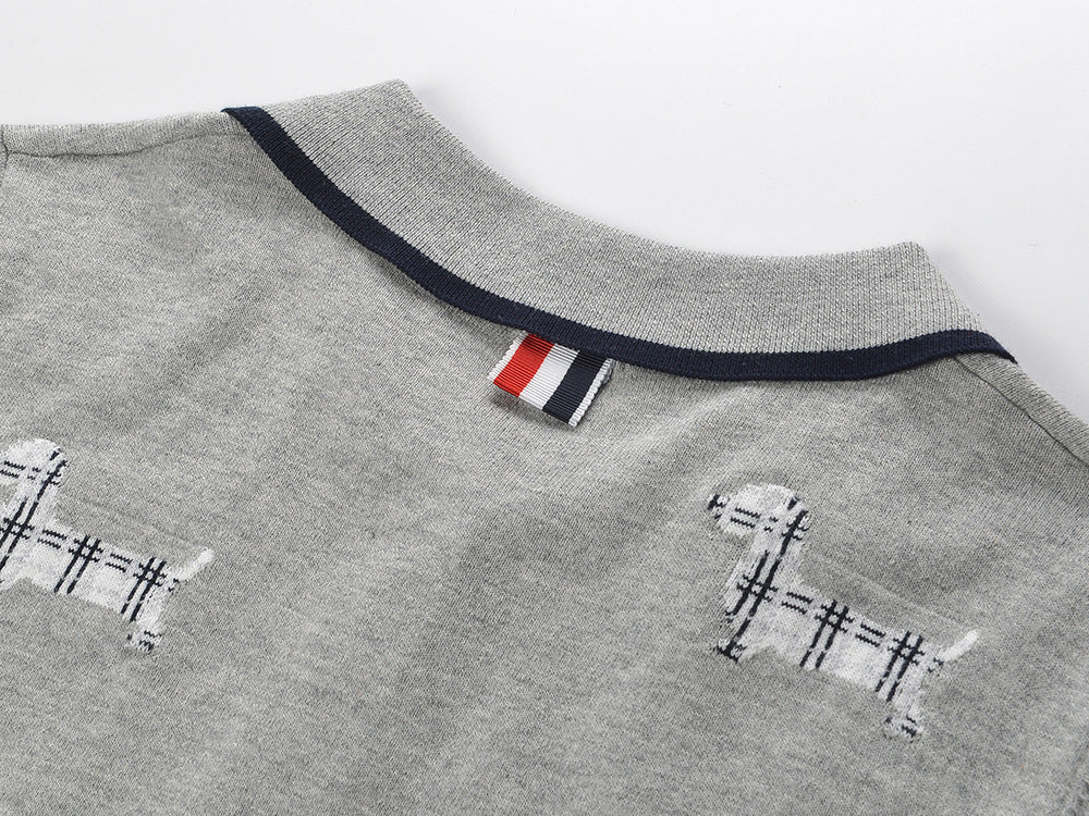 Women's Puppy Embroidered T-Shirt THOM TREND