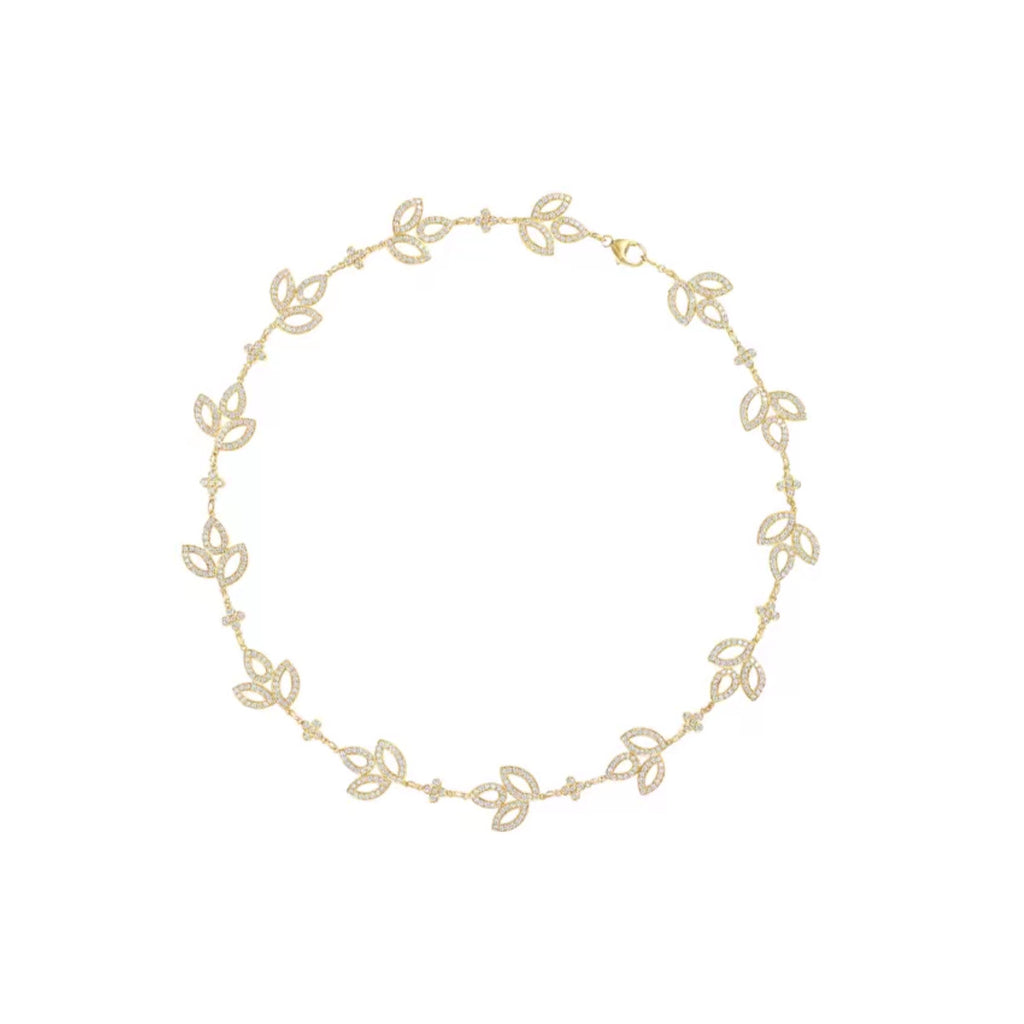 Harry Winston Style Lock Necklace detail view 2
