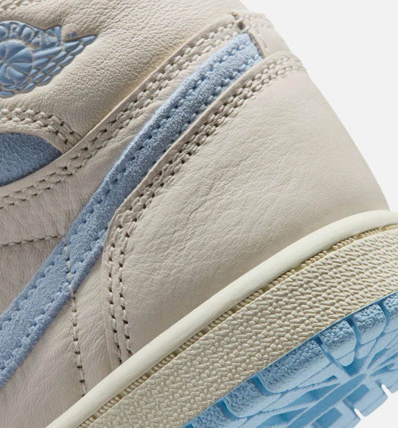 Air Jordan 1 Retro High OG Psychic Blue Preschool Lifestyle Shoe - Pale Ivory/Psychic Blue/Coconut Milk