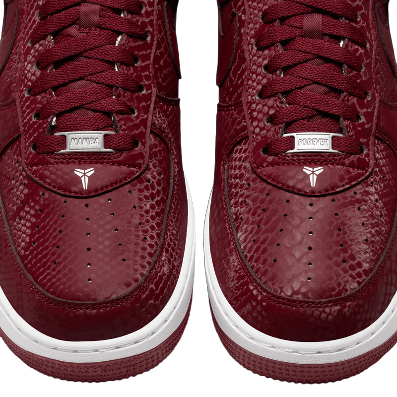 KOBE X NIKE AIR FORCE 1 LOW "TEAM RED"*