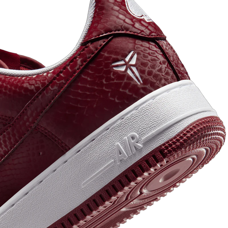 KOBE X NIKE AIR FORCE 1 LOW "TEAM RED"*
