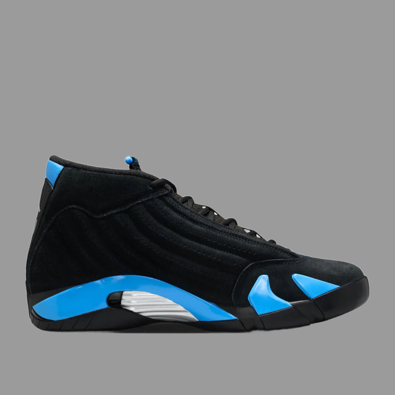 Air Jordan Mens 14 Retro - Black/University Blue