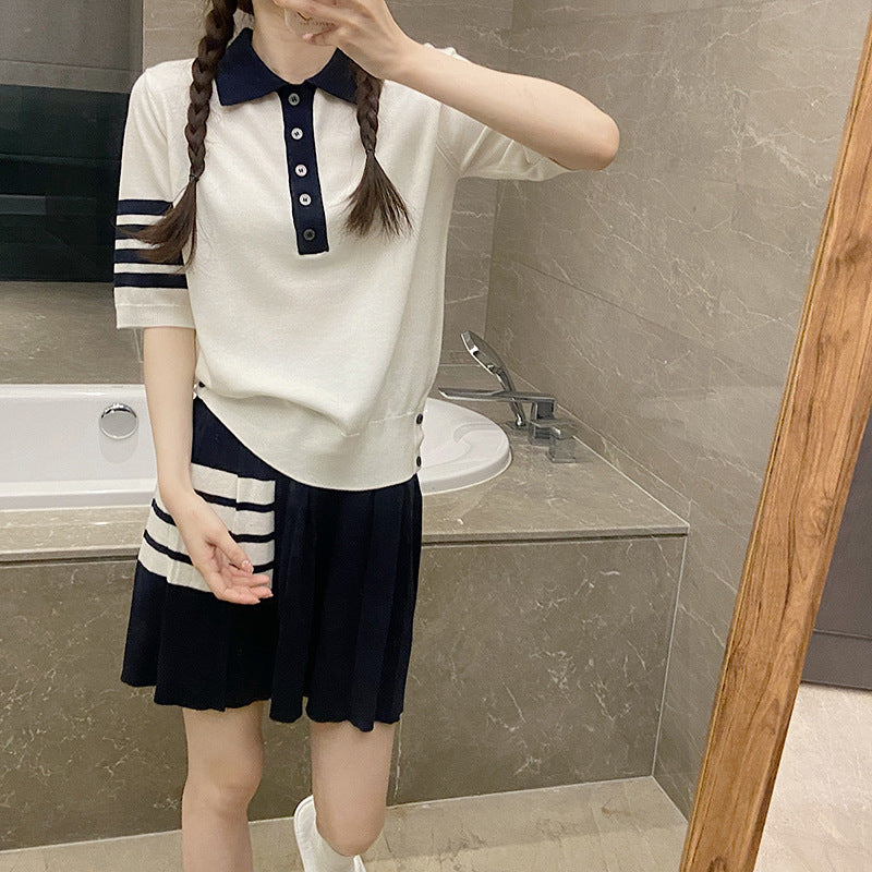 Short-sleeved POLO shirt