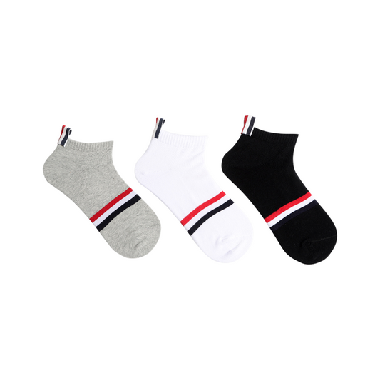 Horizontal striped cotton socks THOM TREND