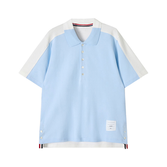 Unisex left and right colorblock T-shirt（副本） THOM TREND