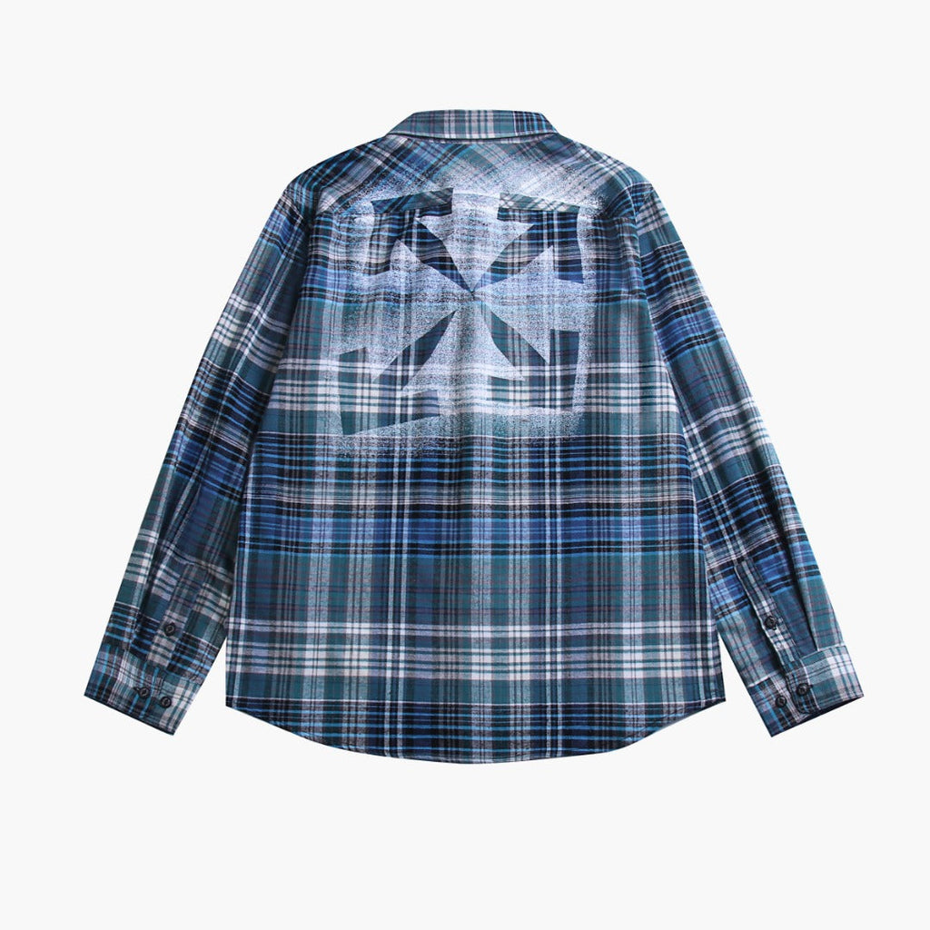 Off-White Men's Arrow Graphic Plaid Overshirt original product image 2