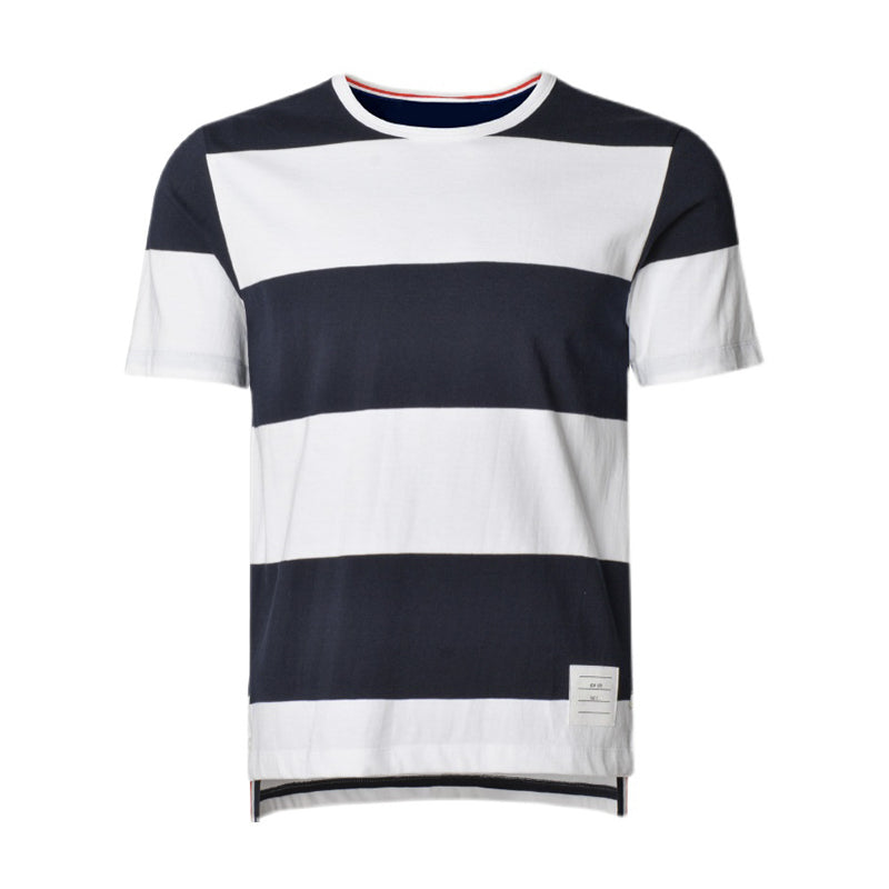 Men's striped short-sleeved T-shirt THOM TREND