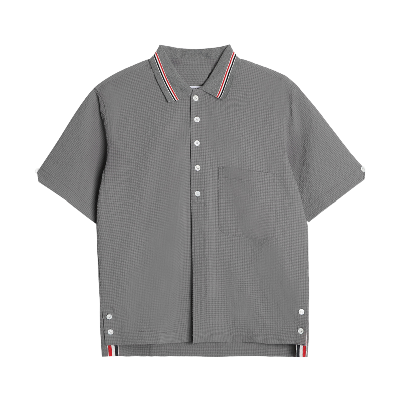 Placket ribbon shirt（副本） THOM TREND