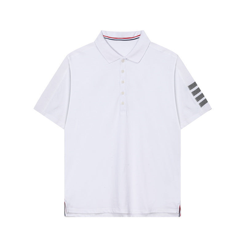 2025SS Four-bar sleeve T-shirt THOM TREND