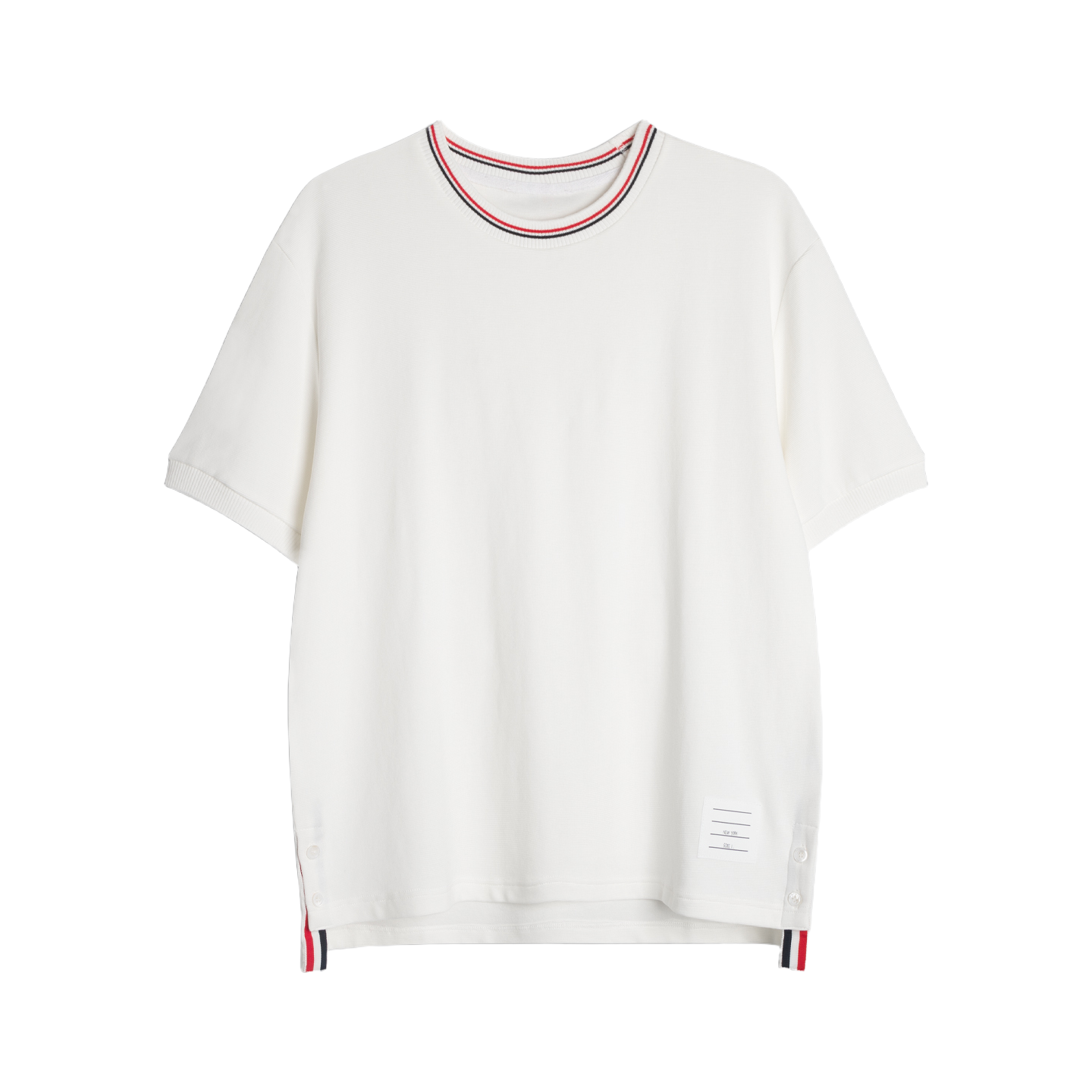 Men's Water Ripple Crew Neck T-Shirt THOM TREND