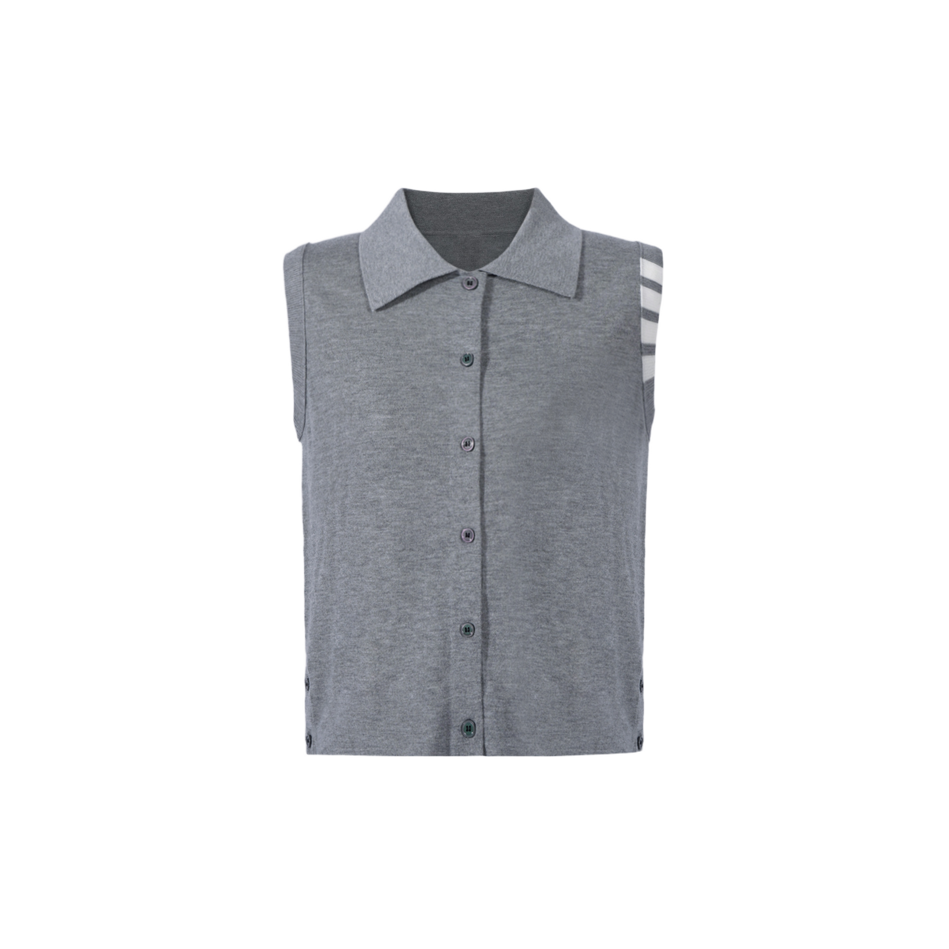 Women's tricolor knitted short sleeves（副本） THOM TREND