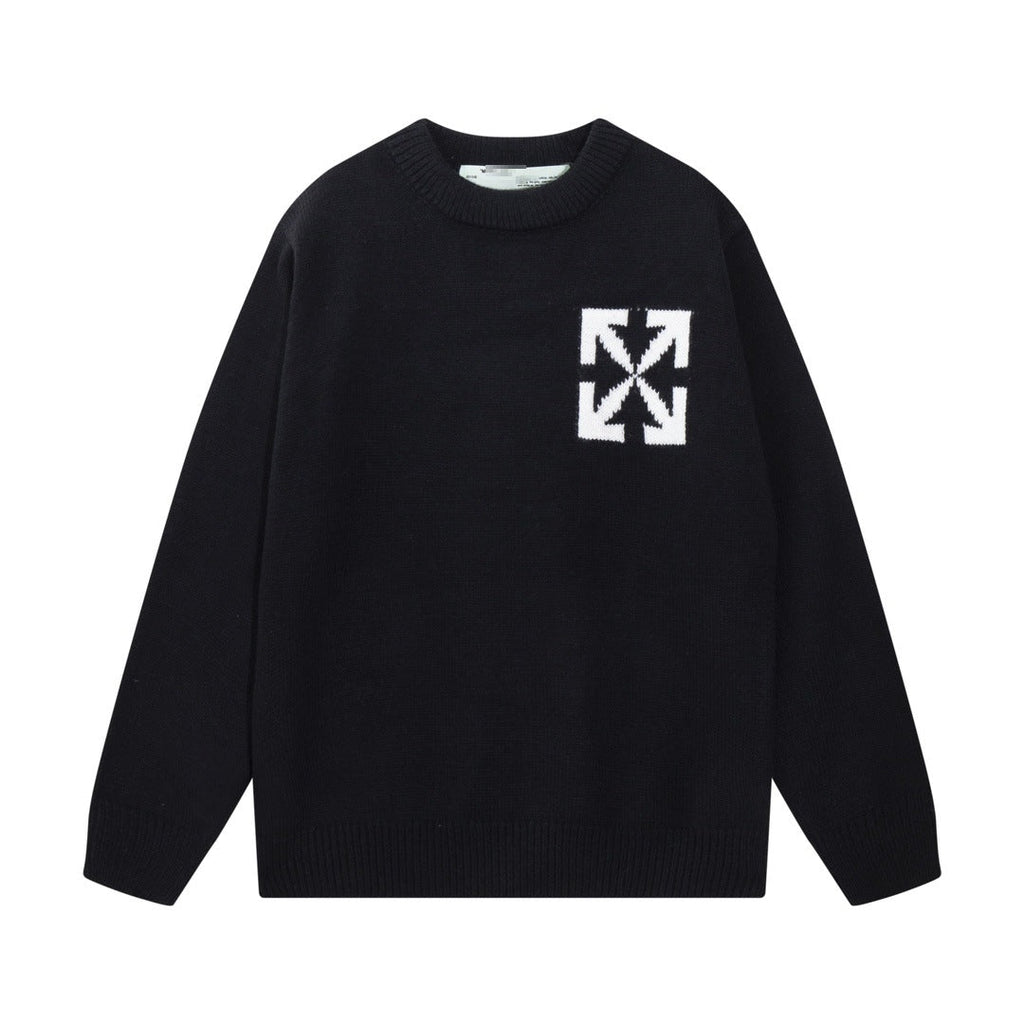 Off-White Men's Mini Arrow Intarsia Knit Sweater product detail 11