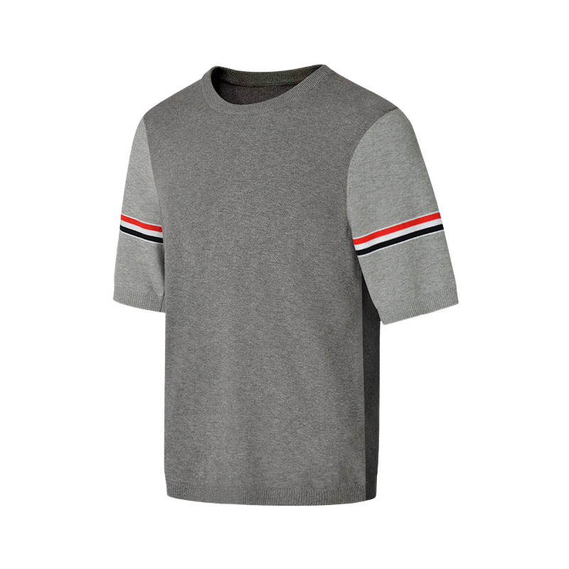 Colorblock crew neck T-shirt THOM TREND