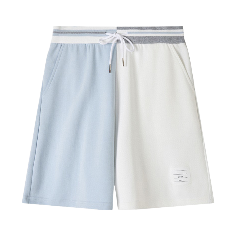 Unisex left and right colorblock T-shirt（副本） THOM TREND