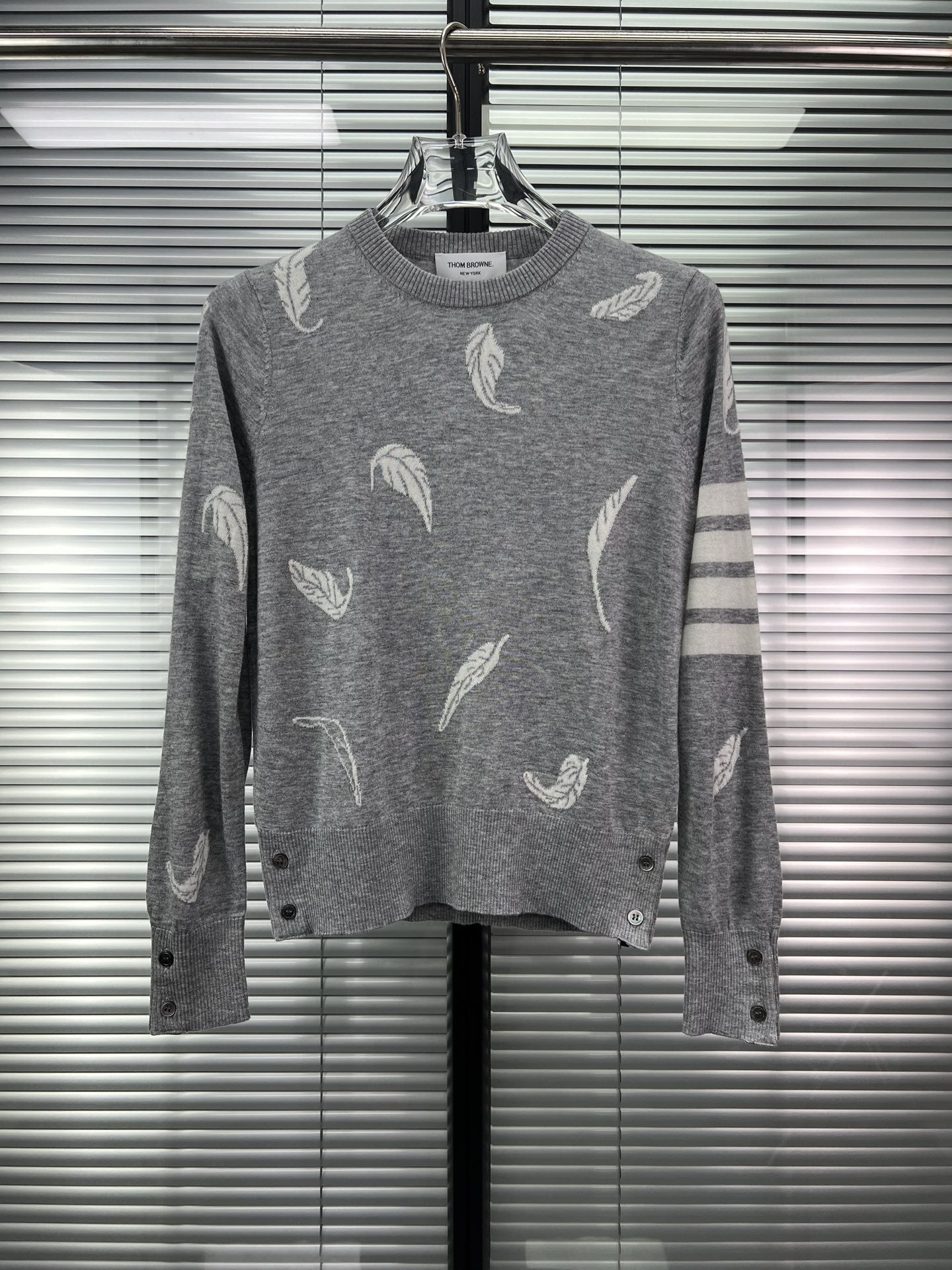 2025SS feather embroidered sweater THOM TREND
