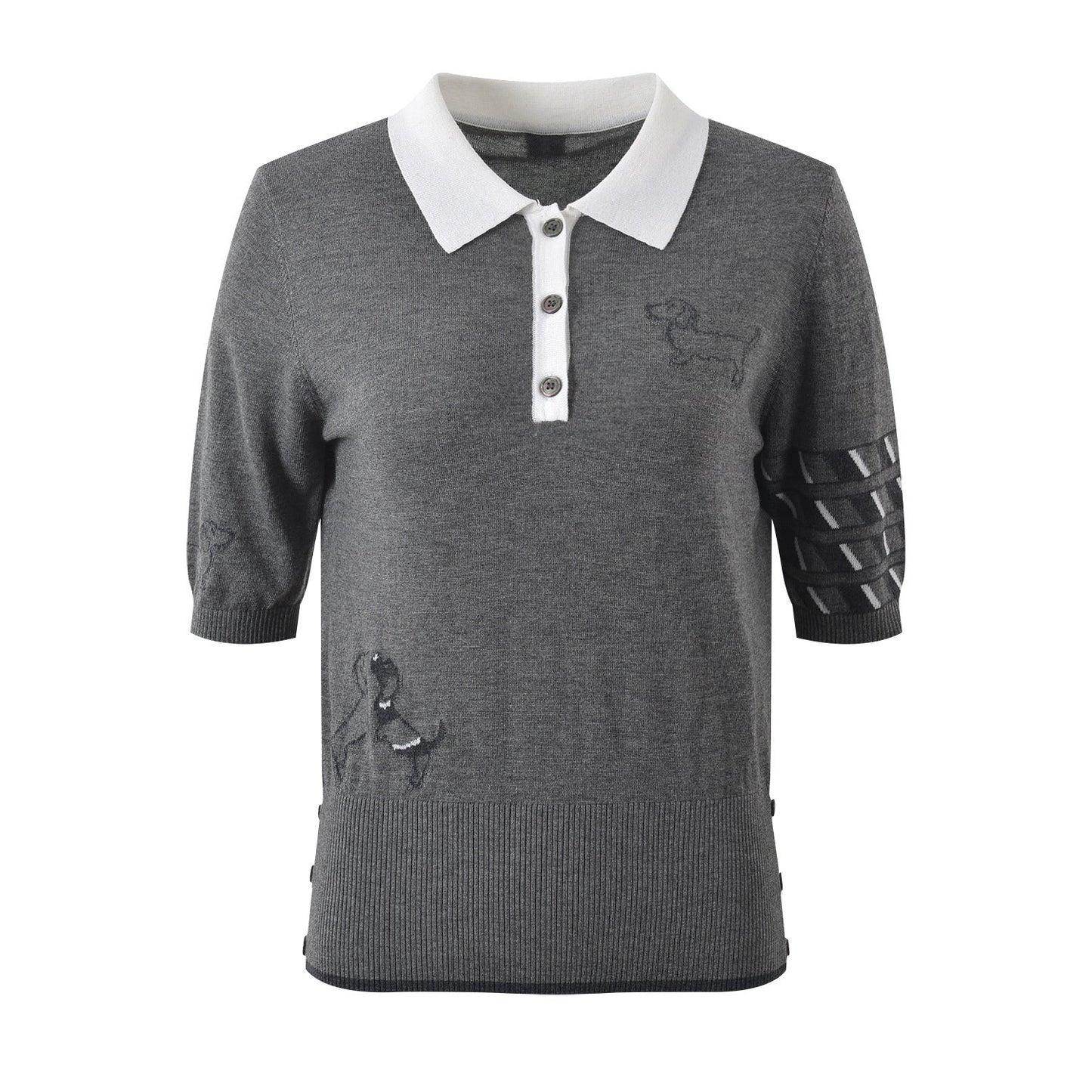 Puppy jacquard T-shirt