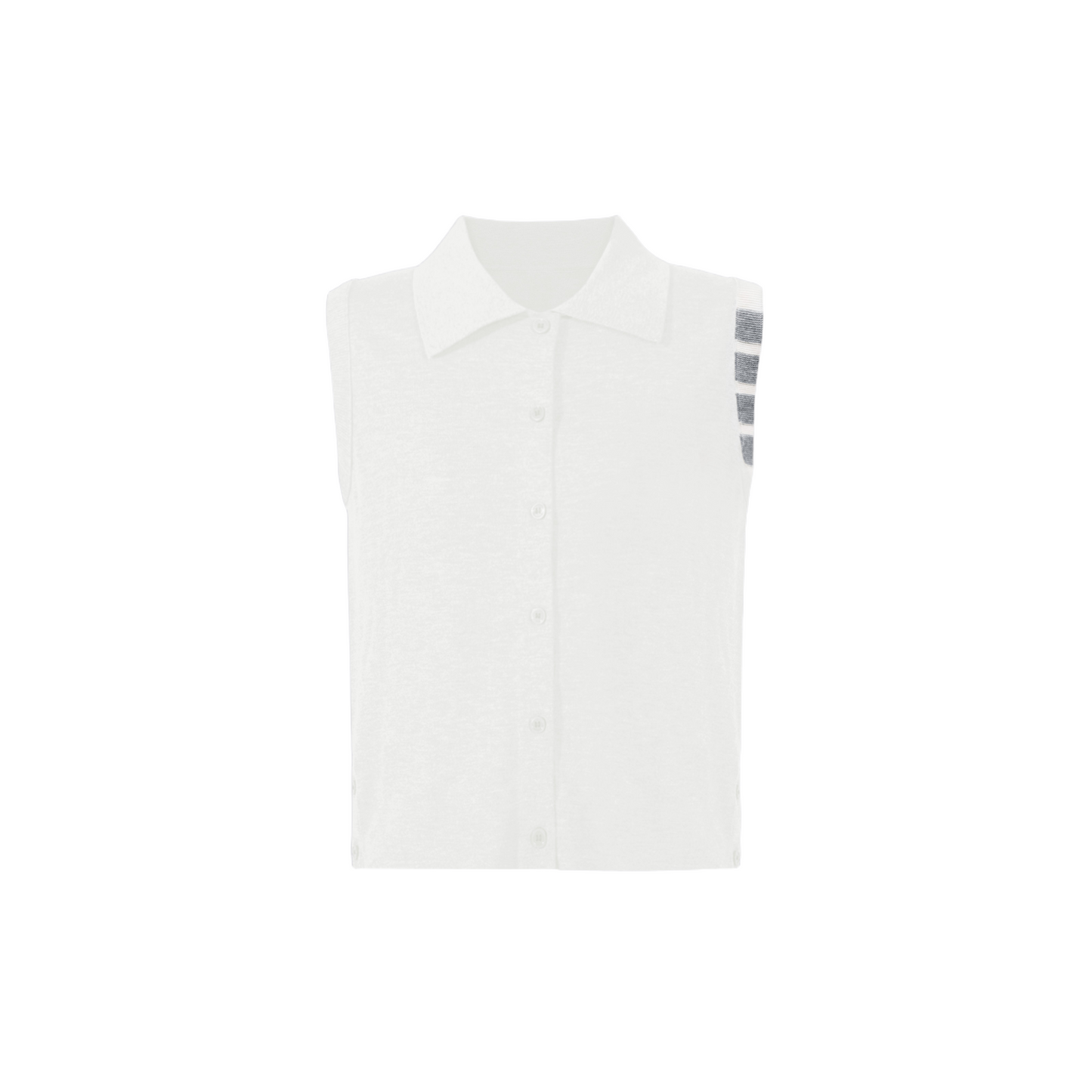 Women's tricolor knitted short sleeves（副本） THOM TREND