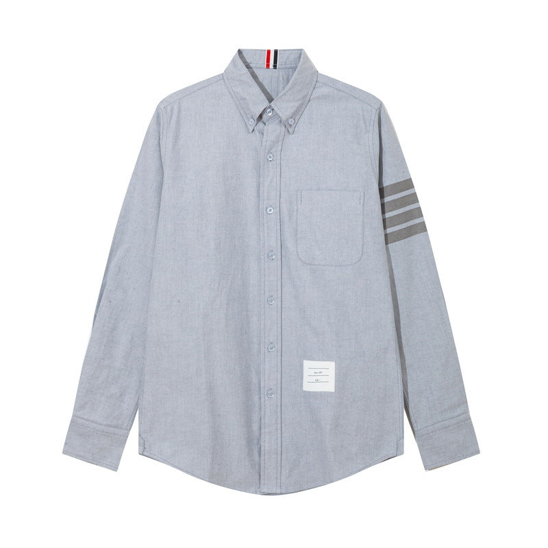 Placket ribbon shirt（副本） THOM TREND