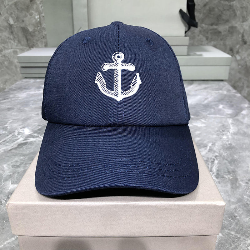 Anchor embroidered baseball cap THOM TREND